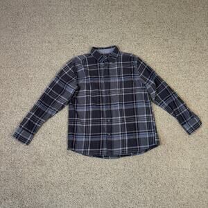 Eddie Bauer Button Up Flannel Cotton Shirt US Men's XL New